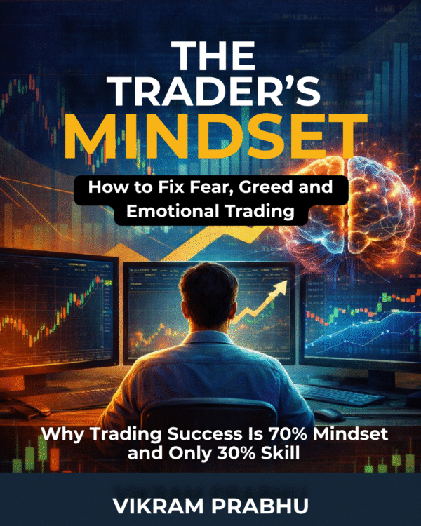 Untitled design The Trader's Mindset-How to fix Fear,Greed and Emotional Trading(English,Paperback,Black & White)